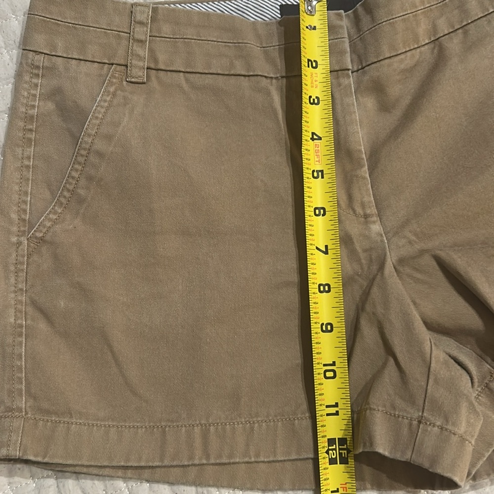 3 pairs! J. Crew Women's Chino Shorts - White, Gray, & Tan - Picture 7 of 10